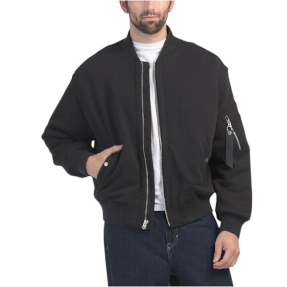 RAG BONE Vintage Terry Manston Bomber Jacket